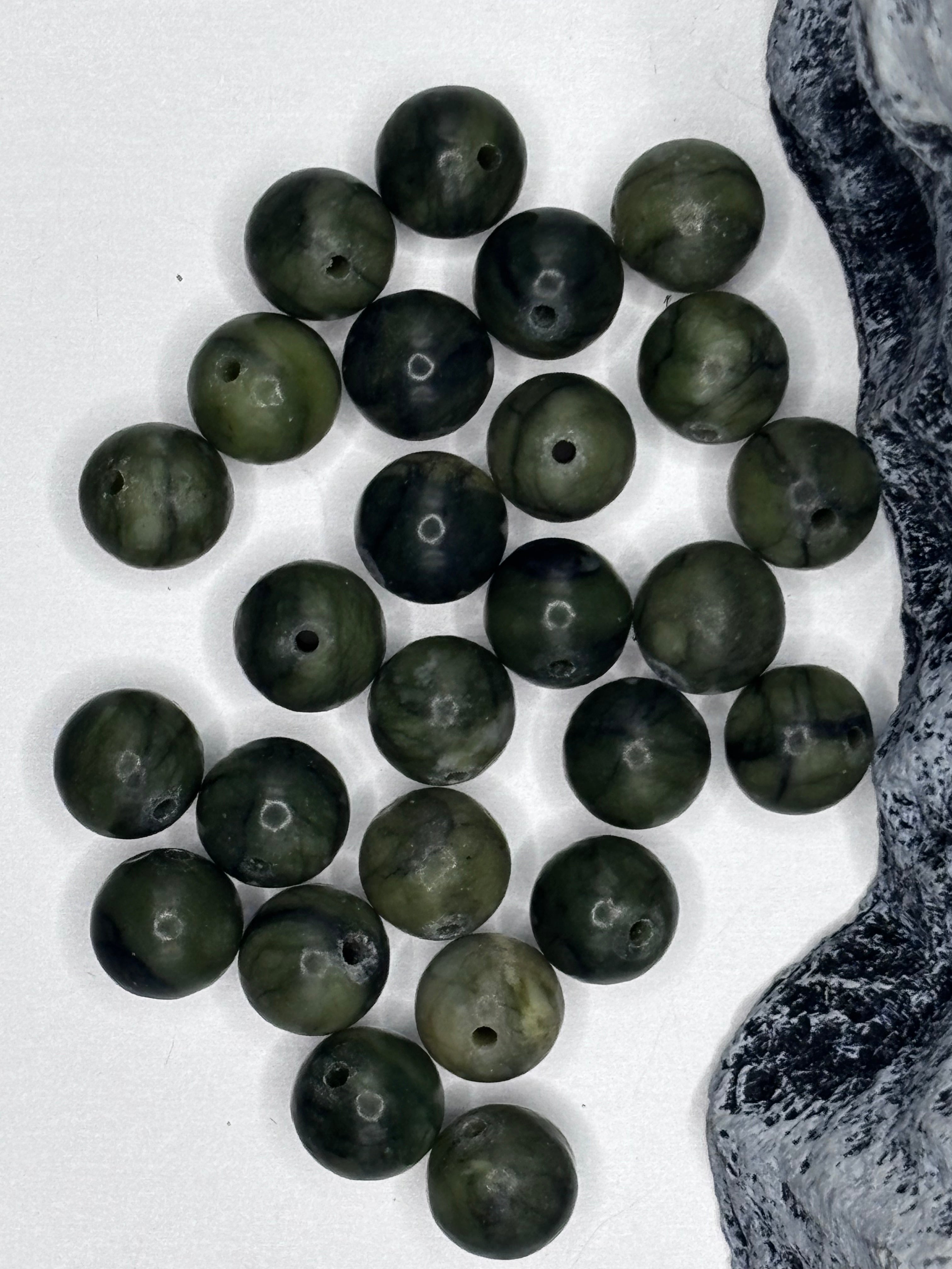 Bracelet diffuseur Énergie Zen Jade canadien vert mat