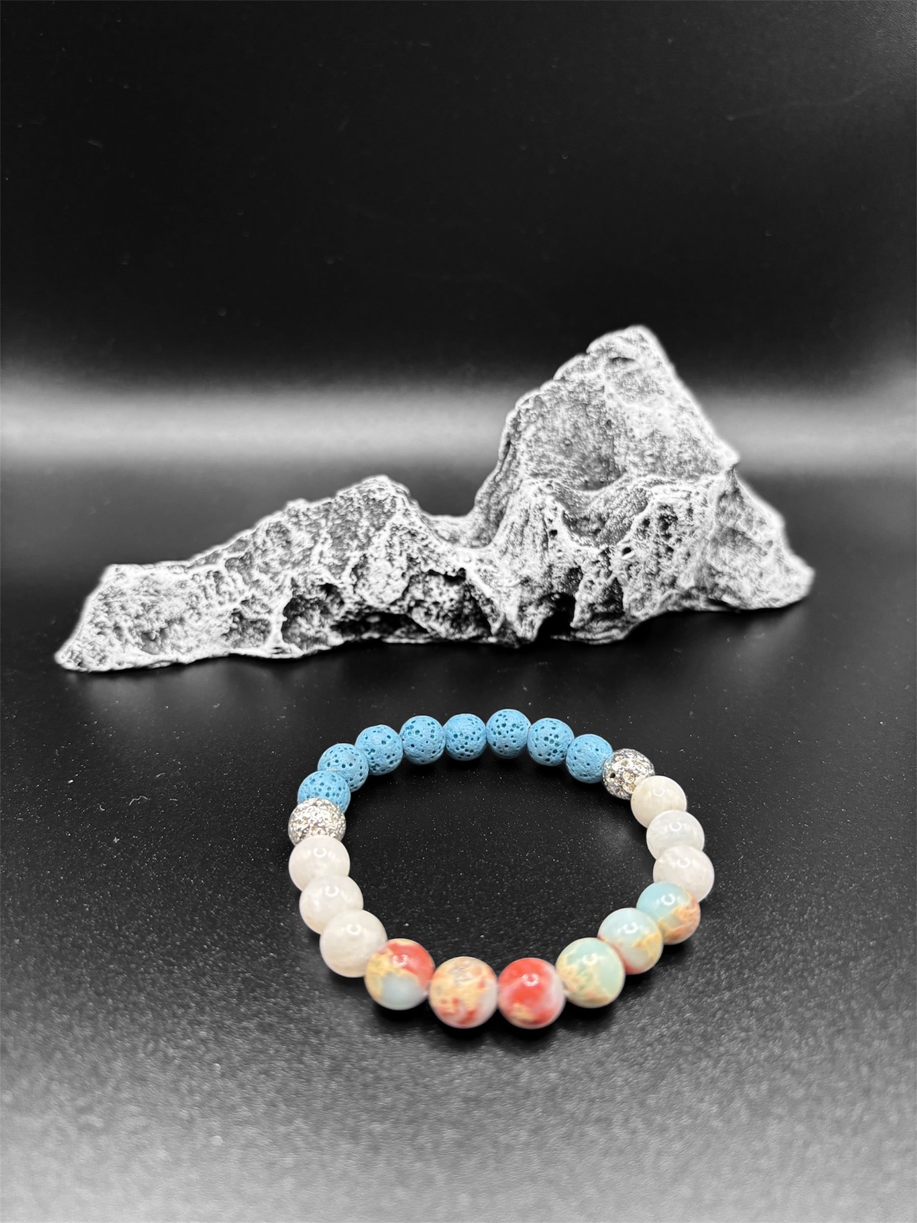 Bracelet diffuseur - Énergie douce - Pierre de souschan