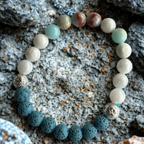 Énergie douce   |  Pierre de souschan  |  Bracelet diffuseur