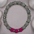 Pierres de lave roses pierres de lunes et strasses