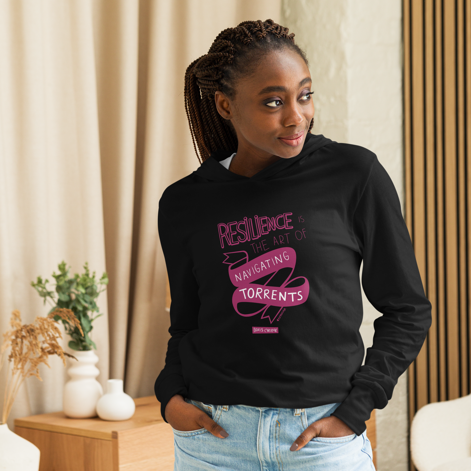 Comfortable unisex hoodie resilience