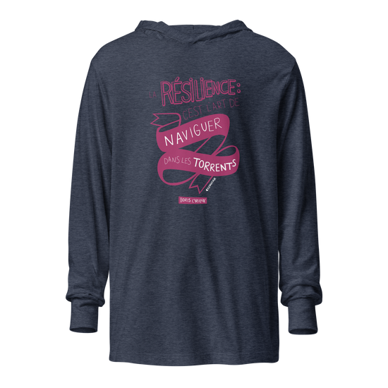 Gray hoddie avec résilience