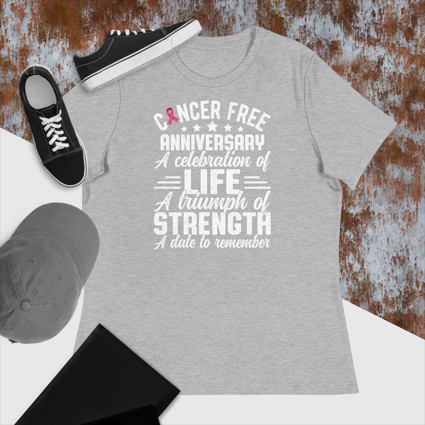 Cancer Free Anniversary - Dark Model