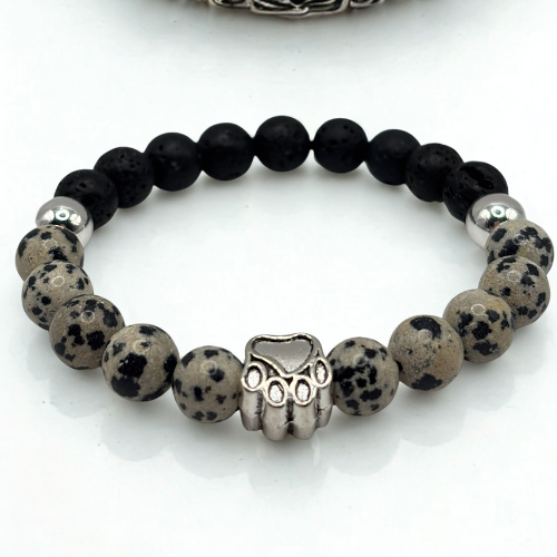 Faithful Companion | Dalmatian Stone | Diffuser Bracelet
