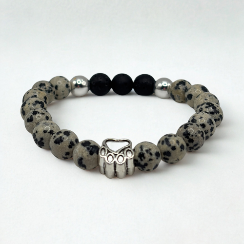 Faithful Companion | Dalmatian Stone | Diffuser Bracelet