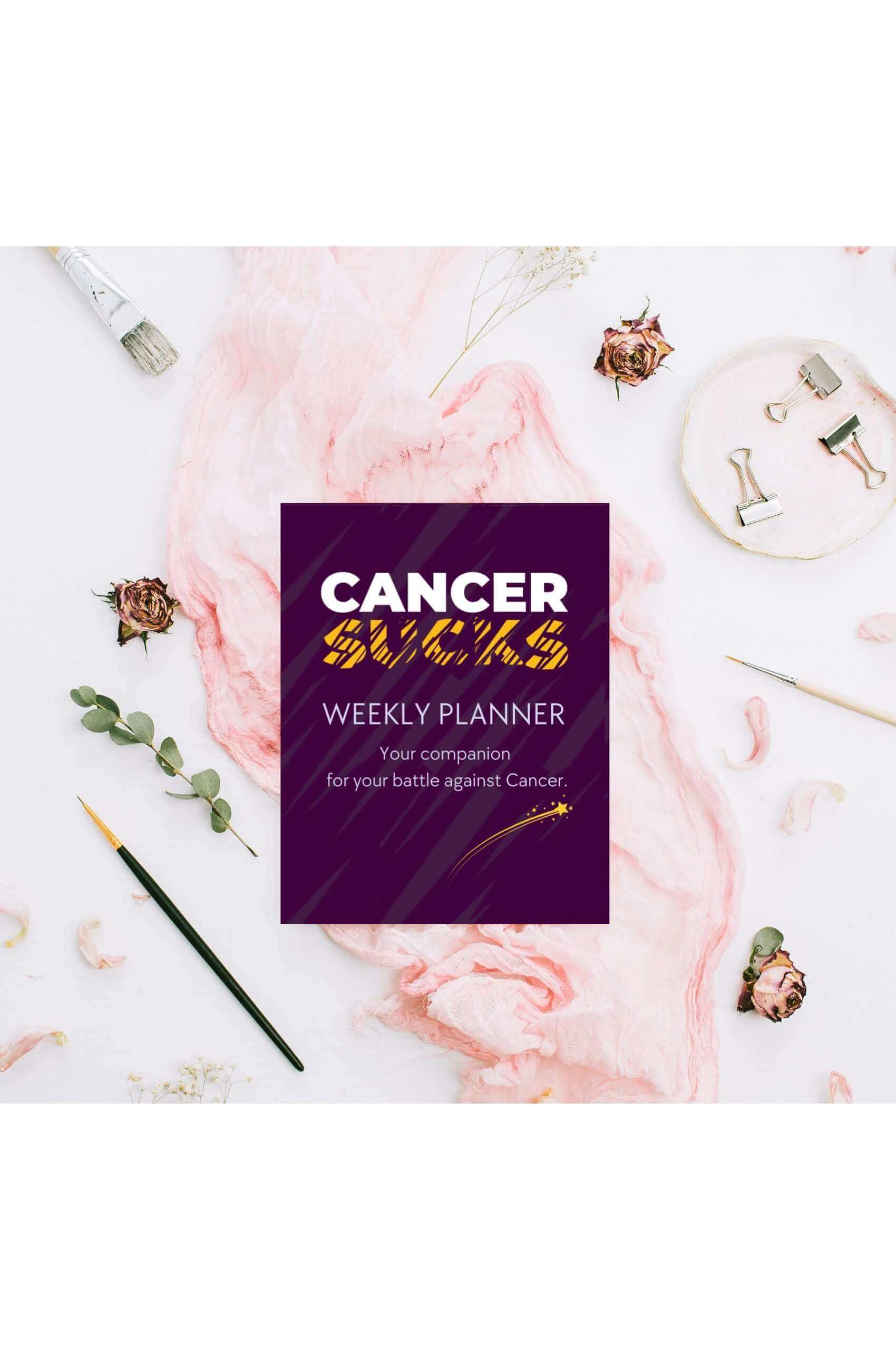 Cancer Sucks Weekly planner