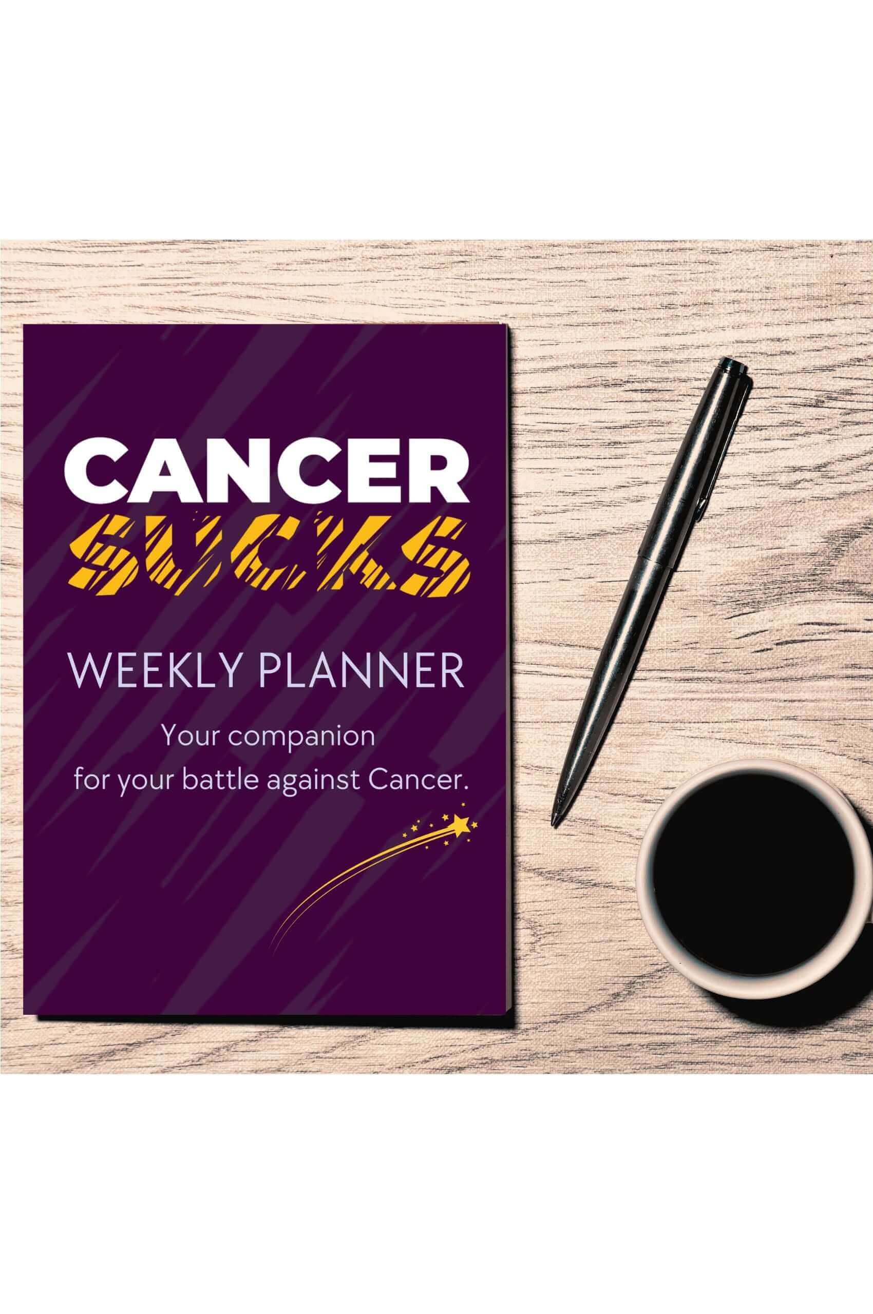 Cancer Sucks Weekly planner