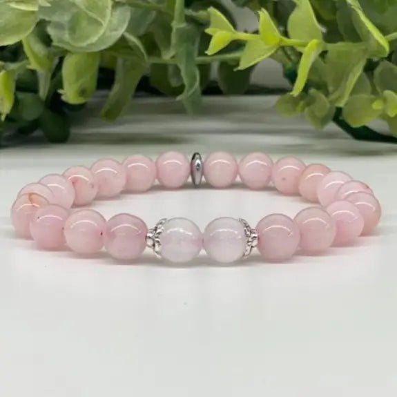 Abondance | Pierres naturelles de jade, quartz, cornaline, agate mousse | Bracelet diffuseur -Bracelet- Christiane Constantineau