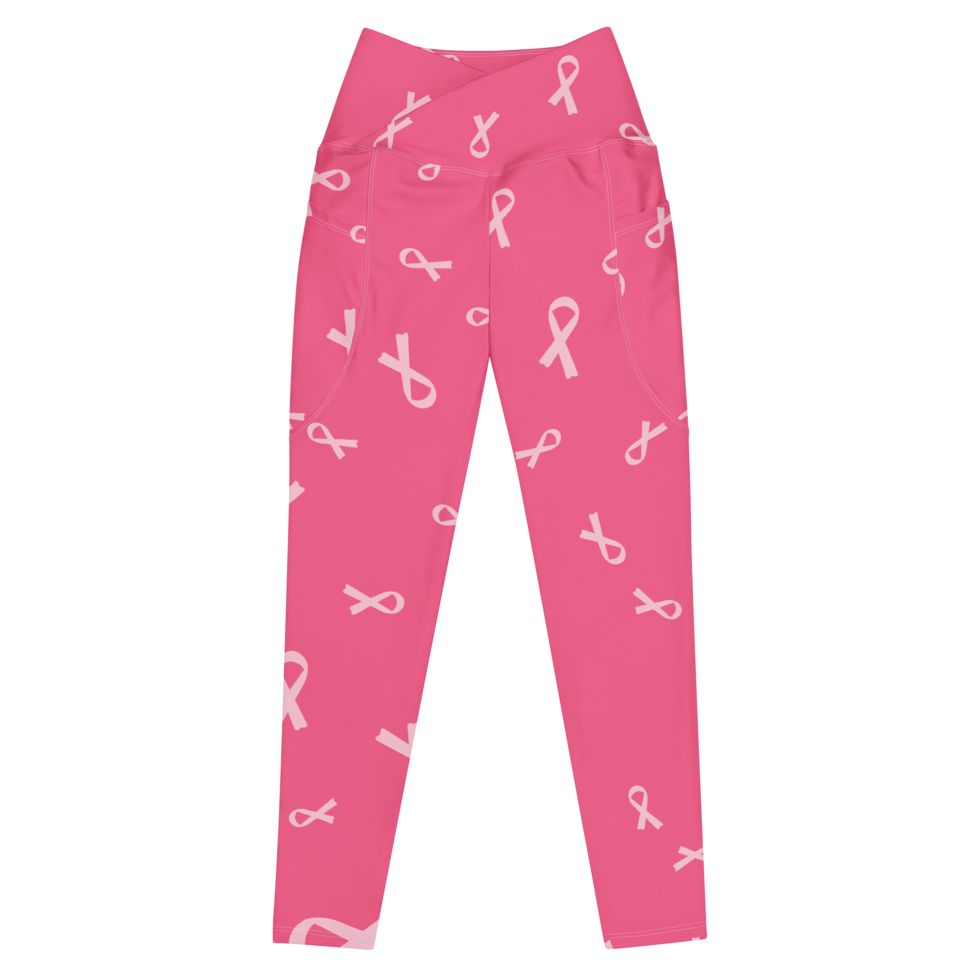 Pink Leggings Ruban Rose