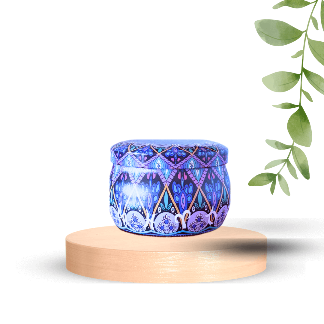 Bougie mandala 103 Fleur d'été -Bougies- Christiane Constantineau