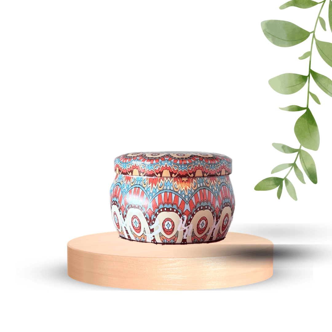 Bougie mandala 108 Peisley -Bougies- Christiane Constantineau