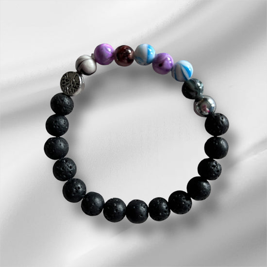 Connexion | Pierre en résine | Bracelet diffuseur -Bracelet- Christiane Constantineau