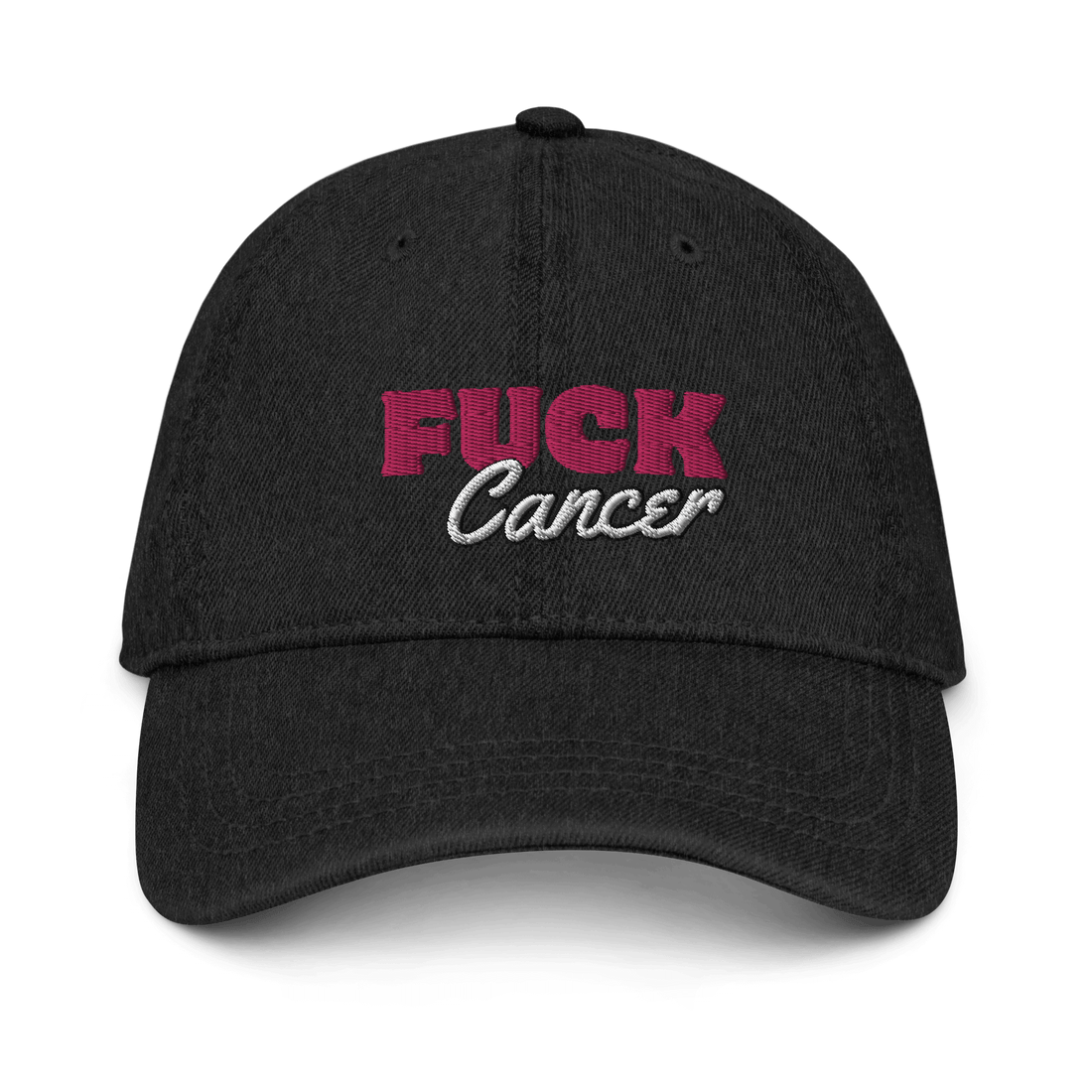 Fuck Cancer Denim Cap