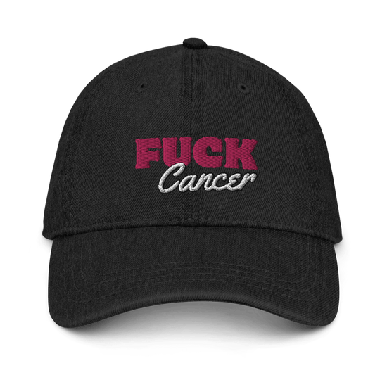 Fuck Cancer Denim Cap