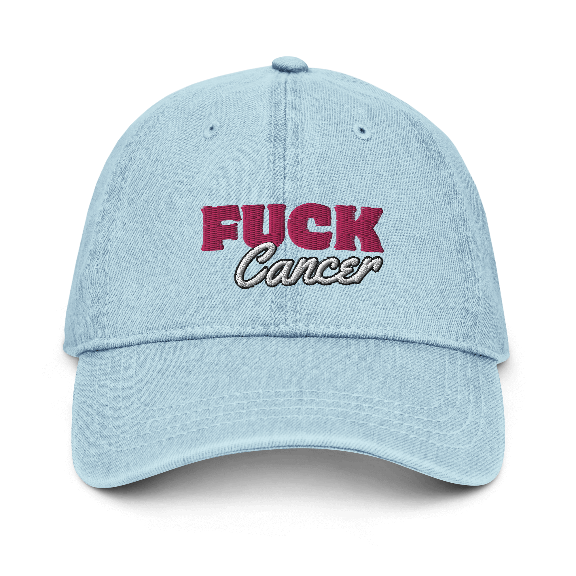 Fuck Cancer Denim Cap