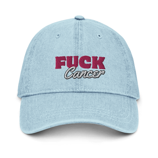 Fuck Cancer Denim Cap