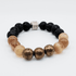 Détermination | Pierre de druzy dorée métallisée | Bracelet diffuseur -Bracelet- Christiane Constantineau