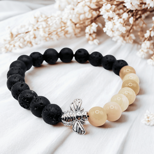 Essence de ruche | Opale | Bracelet diffuseur -Bracelet- Christiane Constantineau