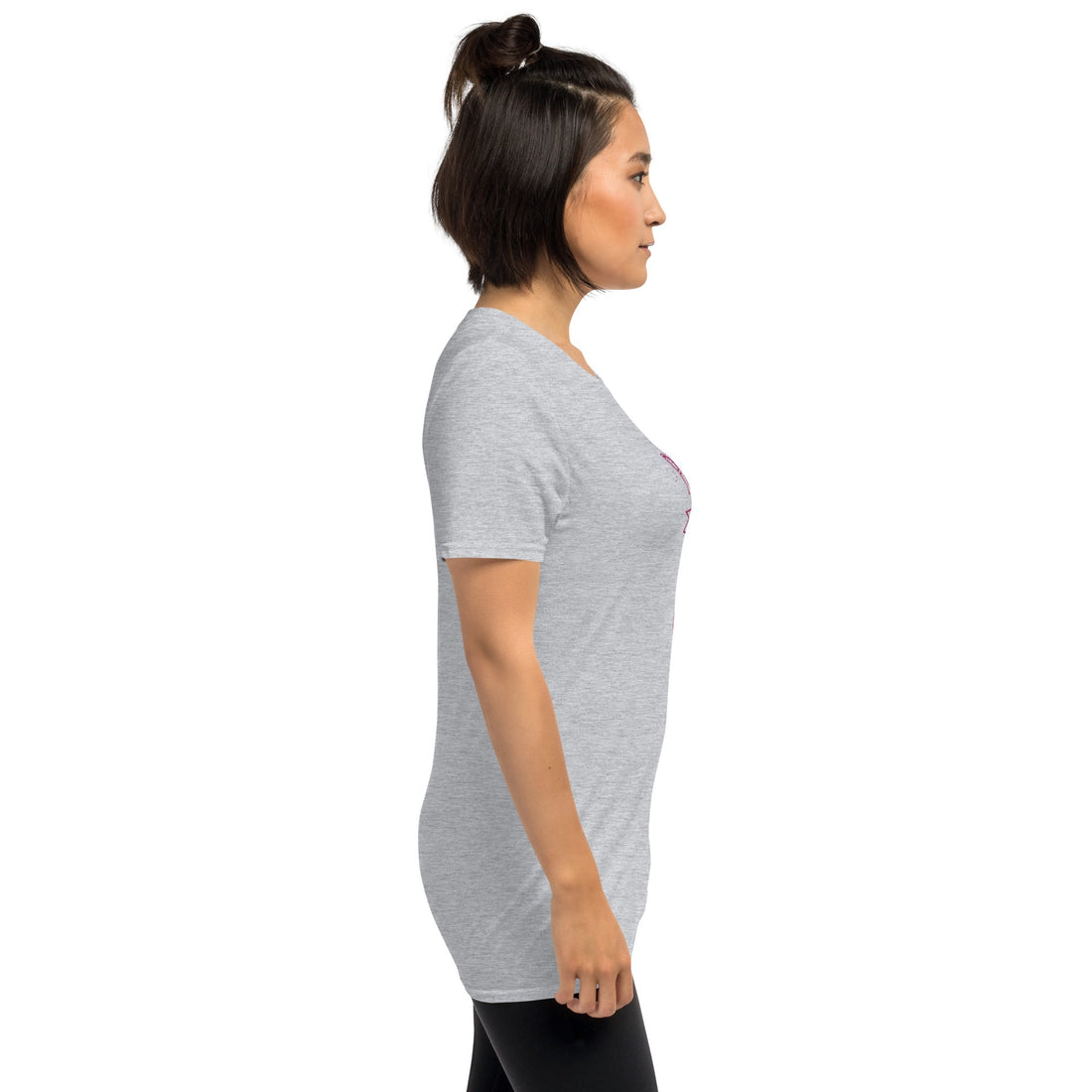 La résilience est l'art de naviguer dans les torrents (caractères roses) -T-Shirt- Christiane Constantineau