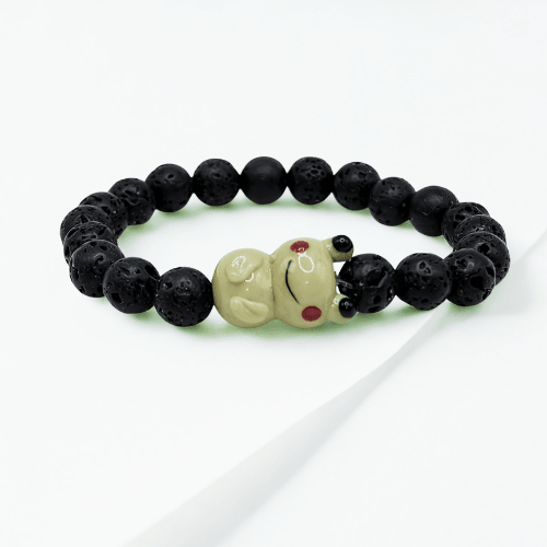 Métamorphose | Pierre de lave | Bracelet diffuseur -Bracelet- Christiane Constantineau