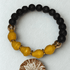 Rayon de soleil d’Ouganda | Perles de papier recyclé | Bracelet diffuseur -Bracelet- Christiane Constantineau