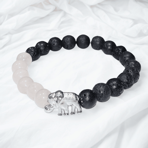 Sanskara l'âme positive | Quartz rose | Bracelet diffuseur -Bracelet- Christiane Constantineau