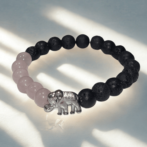 Sanskara l'âme positive | Quartz rose | Bracelet diffuseur -Bracelet- Christiane Constantineau