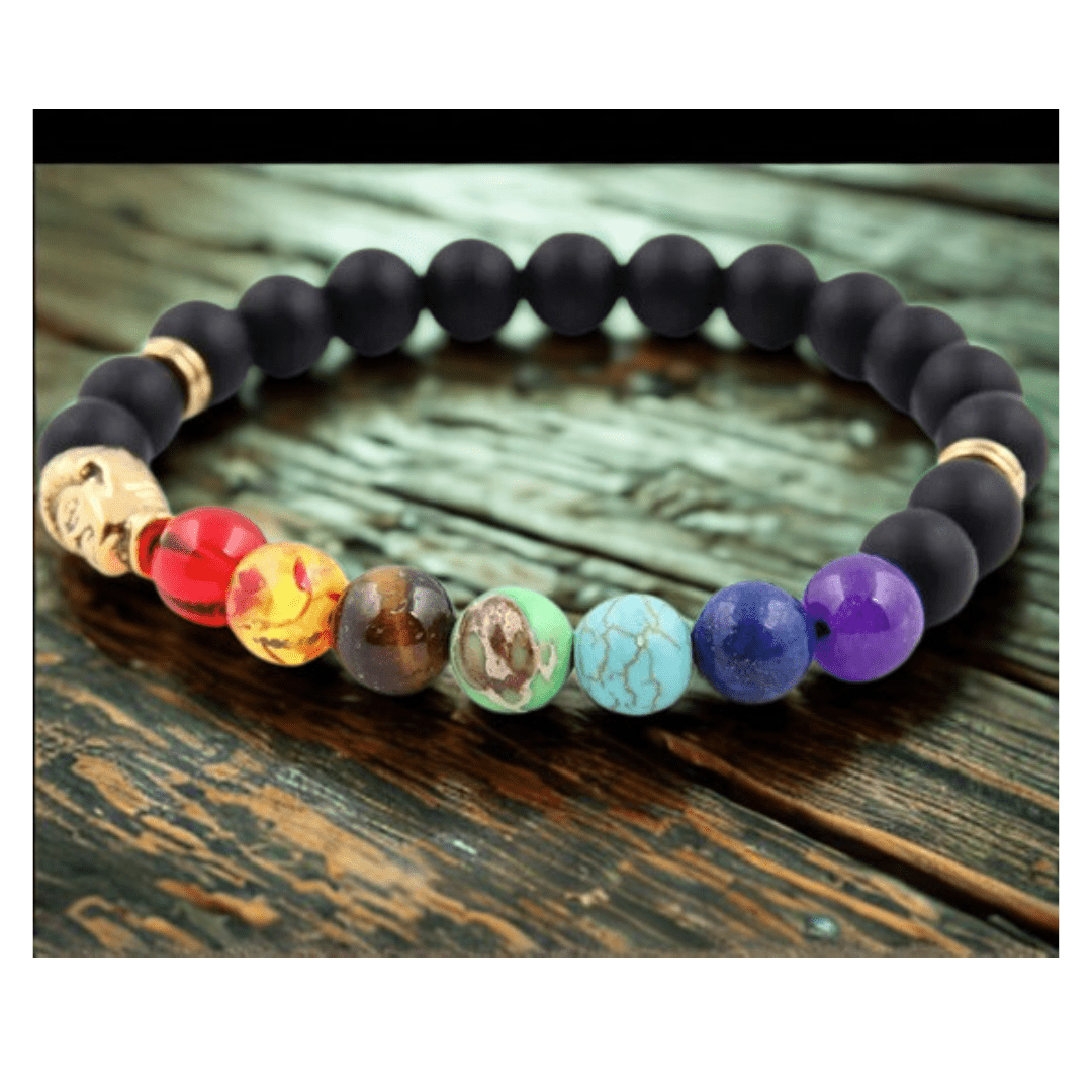 Sérénité & Chakras | 7 chakras | Bracelet diffuseur -Bracelet- Christiane Constantineau