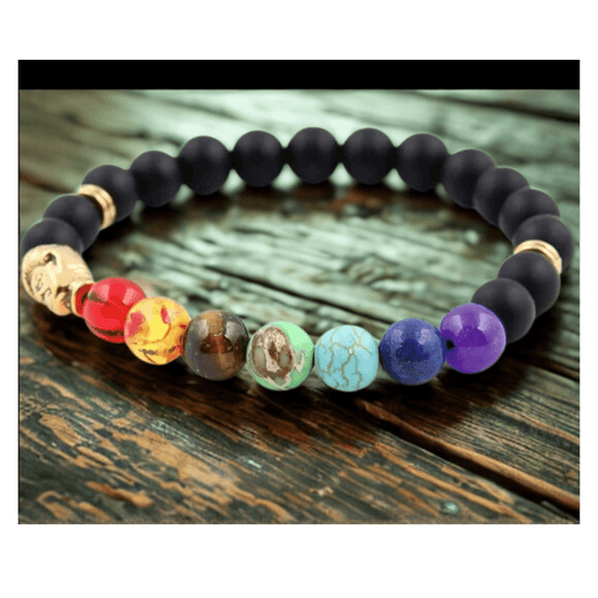 Sérénité & Chakras | 7 chakras | Bracelet diffuseur -Bracelet- Christiane Constantineau