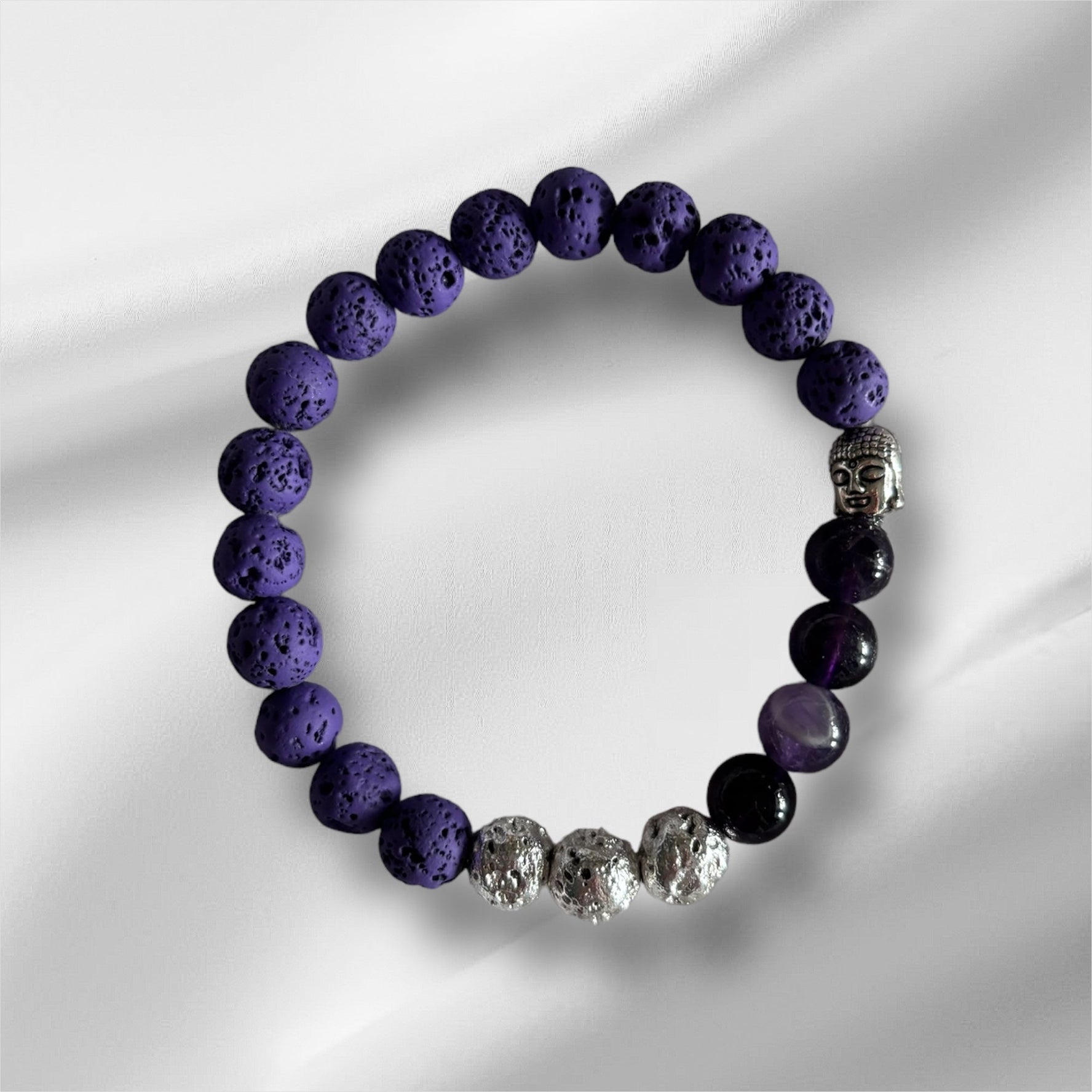 Sérénité Spirituelle | Améthyste | Bracelet diffuseur -Bracelet- Christiane Constantineau