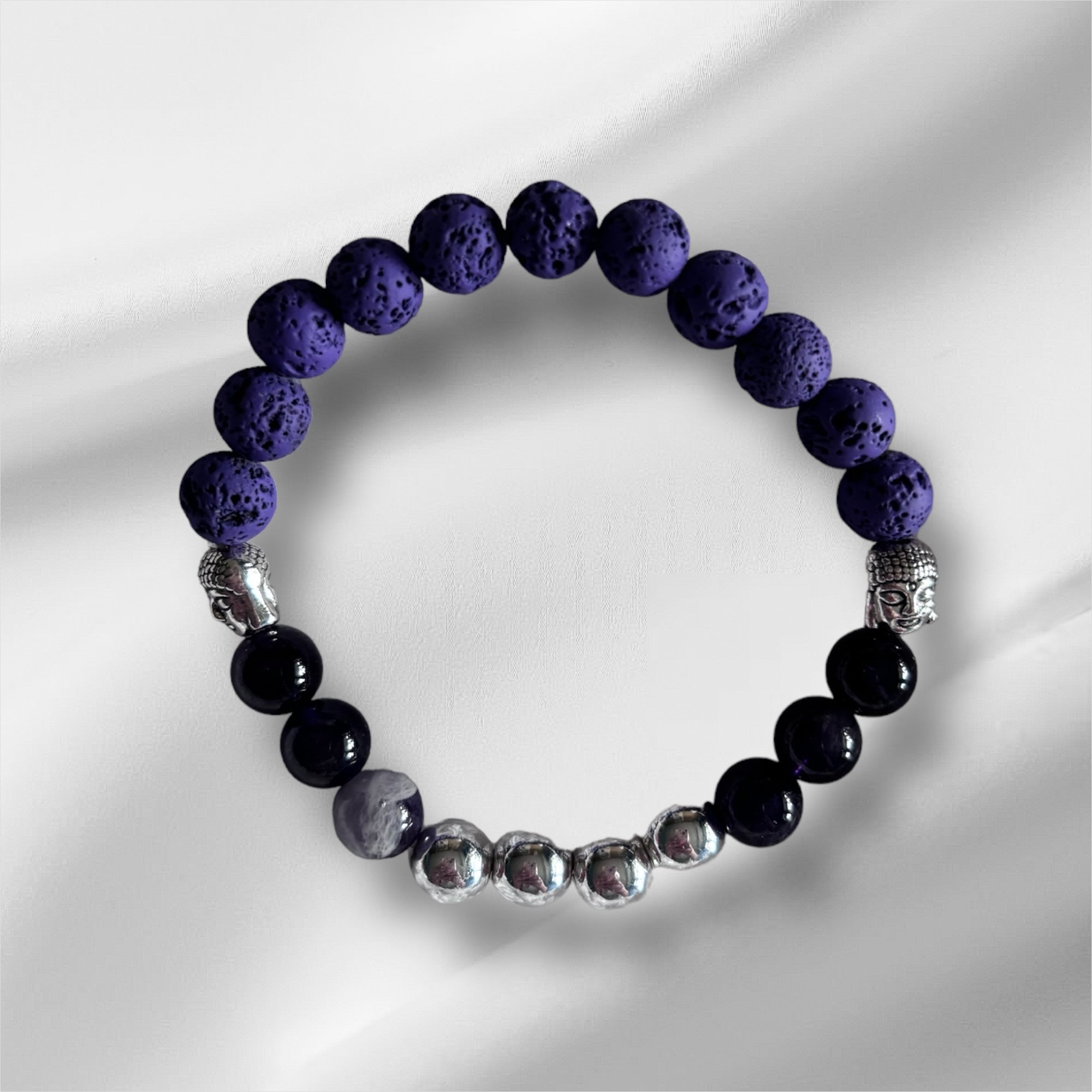 Sérénité Spirituelle | Améthyste | Bracelet diffuseur -Bracelet- Christiane Constantineau