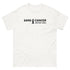 T-shirt classique (blanc) unisexe Anniversaire sans cancer 2001 - Christiane Constantineau