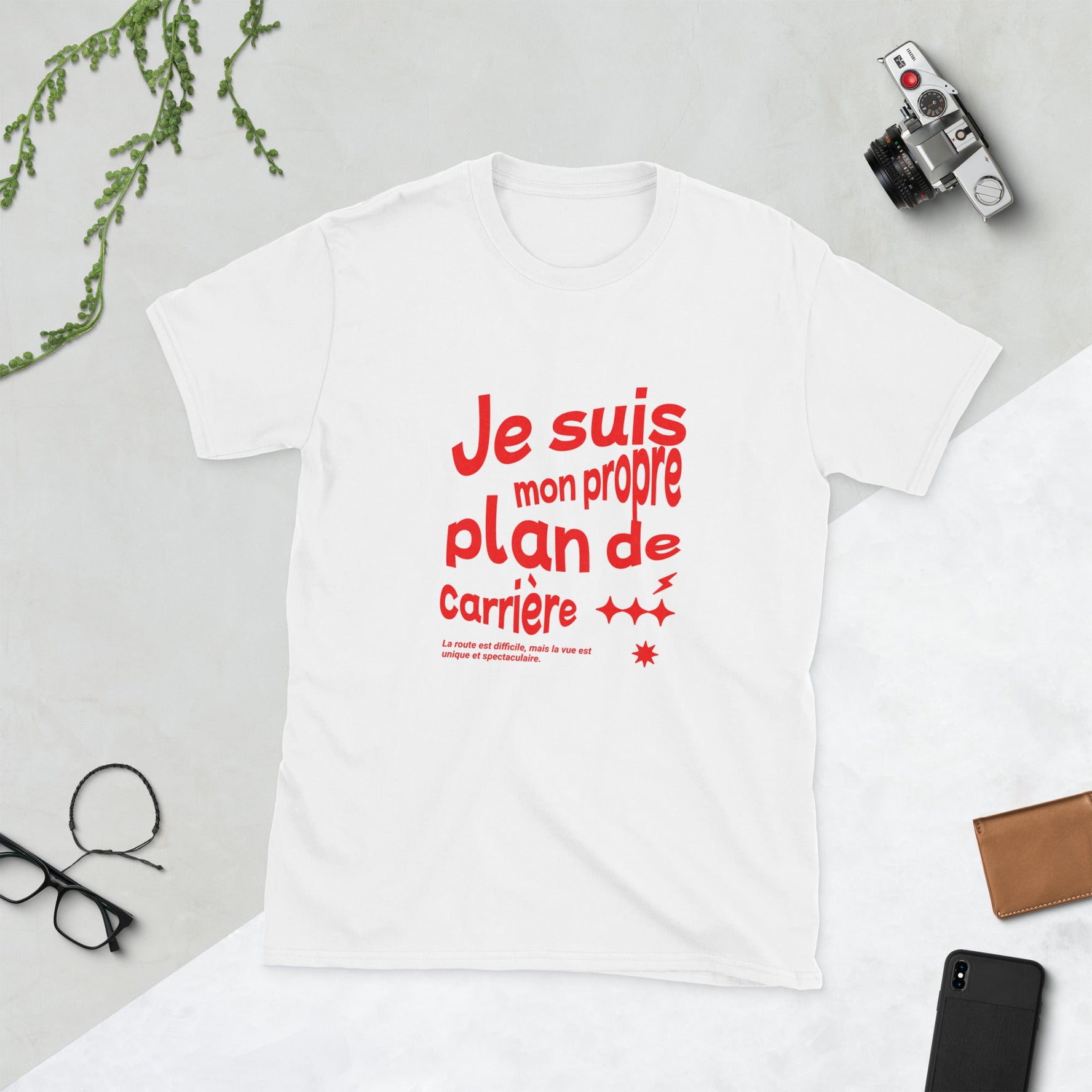 T-shirt "Je suis mon propre plan de carrière" - Christiane Constantineau