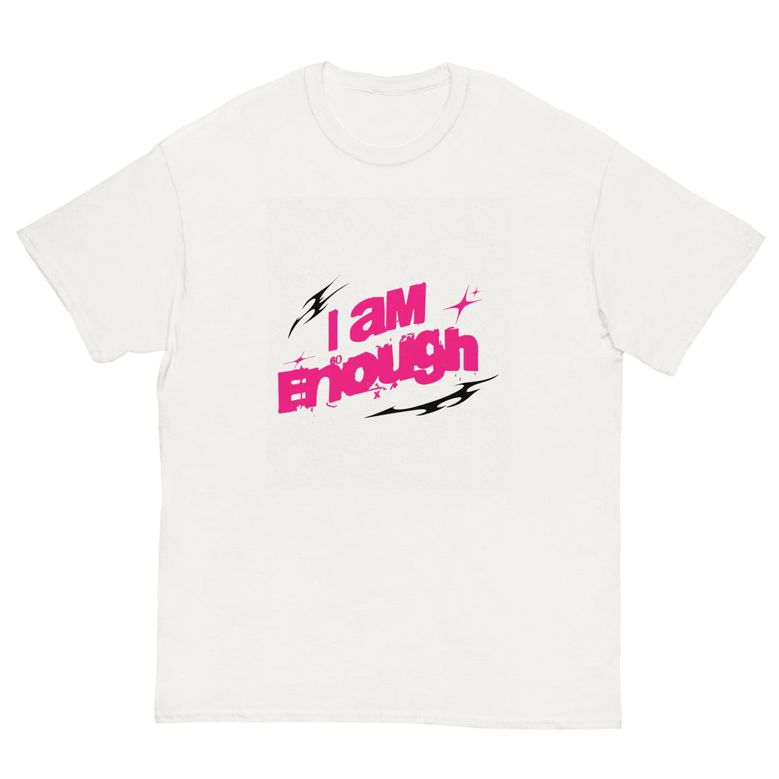 Unisex short-sleeve T-shirt - I am enough - Christiane Constantineau