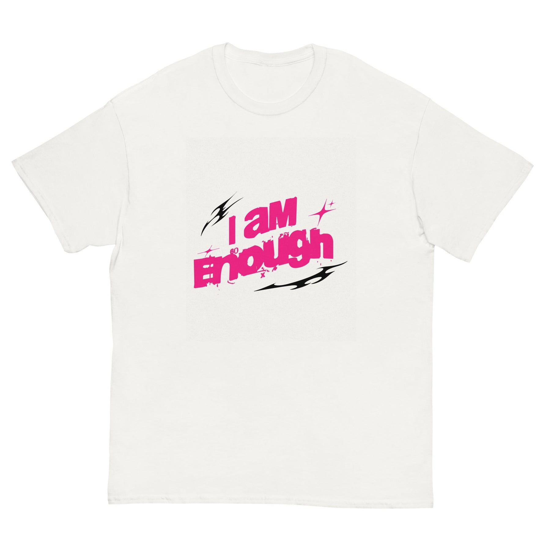 Unisex short-sleeve T-shirt - I am enough - Christiane Constantineau