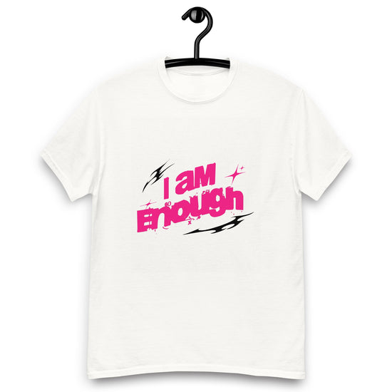 Unisex short-sleeve T-shirt - I am enough - Christiane Constantineau