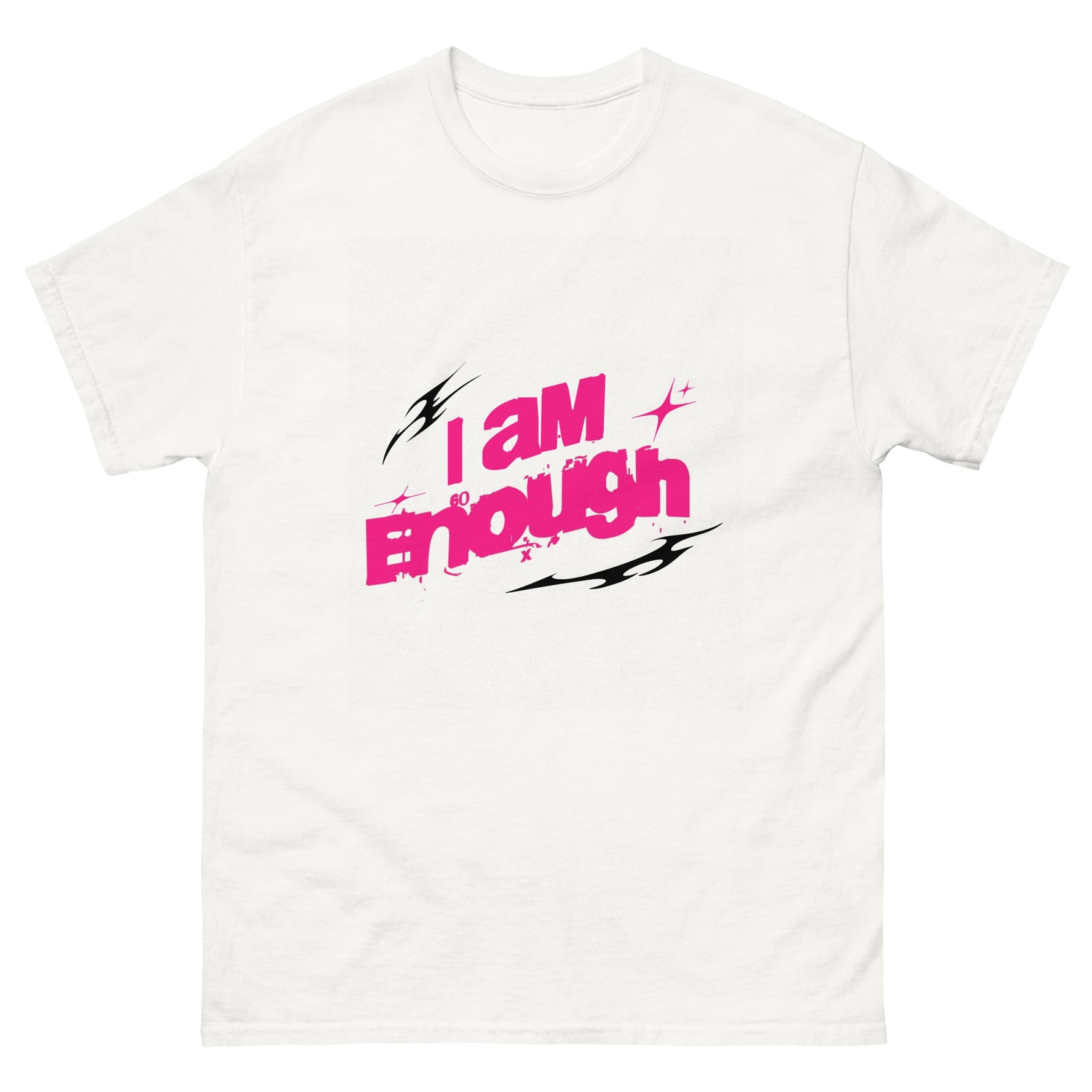 Unisex short-sleeve T-shirt - I am enough - Christiane Constantineau