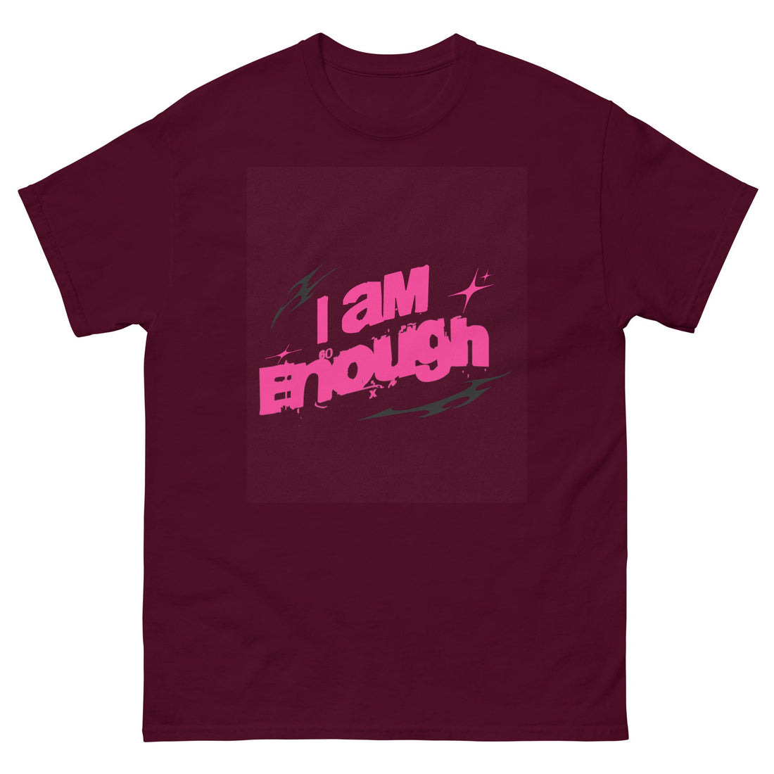 Unisex short-sleeve T-shirt - I am enough - Christiane Constantineau