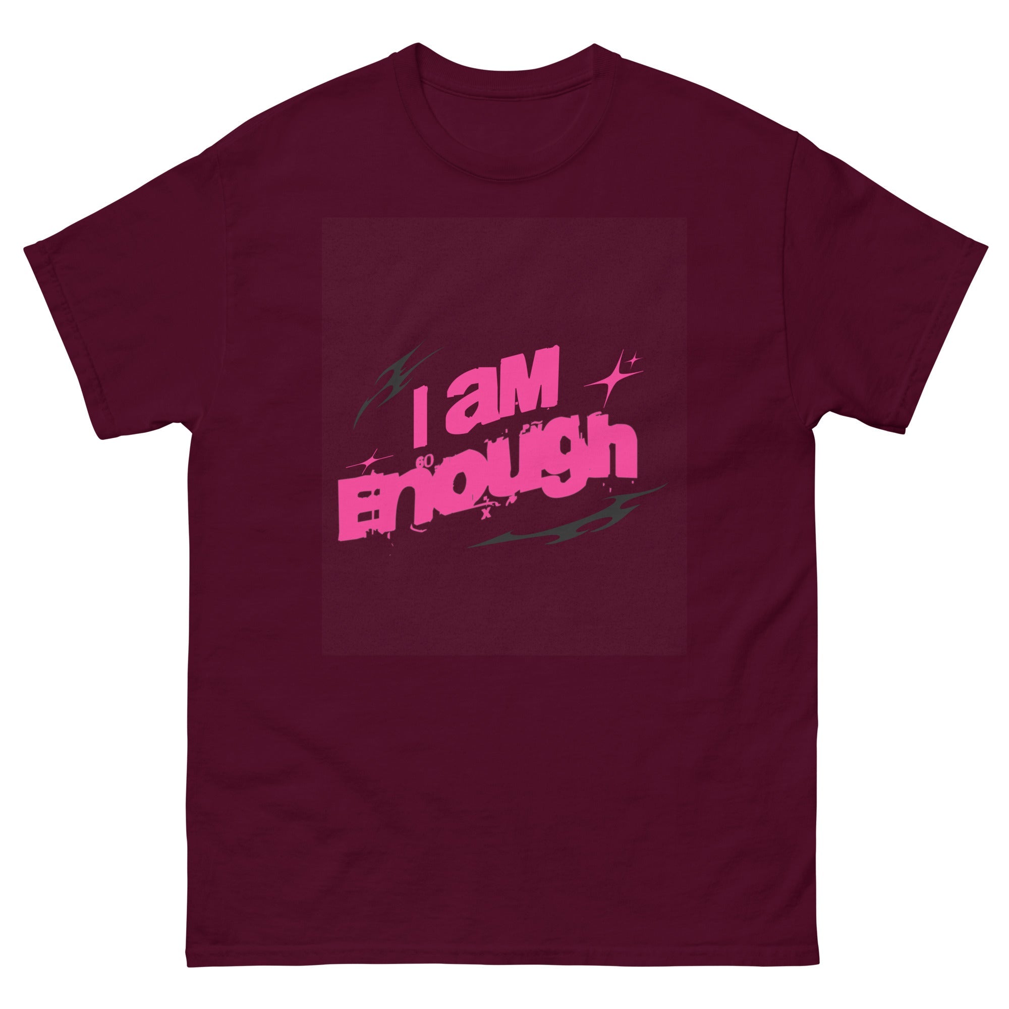 Unisex short-sleeve T-shirt - I am enough - Christiane Constantineau