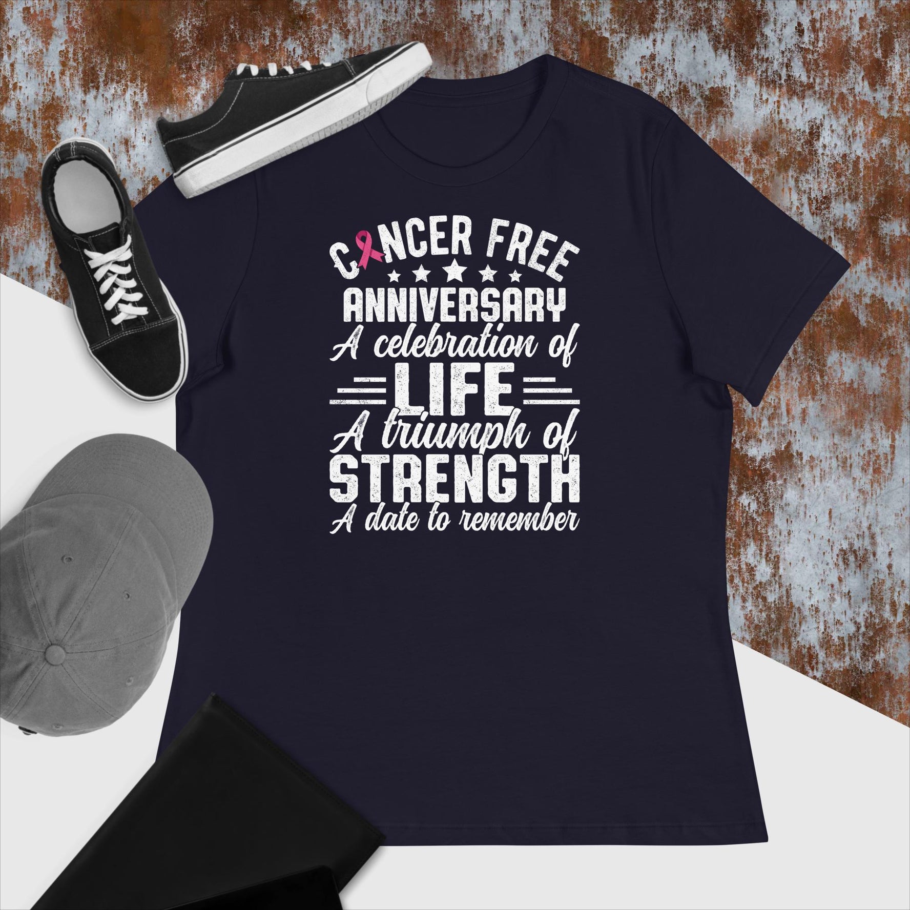 Cancer Free Anniversary - Dark Model