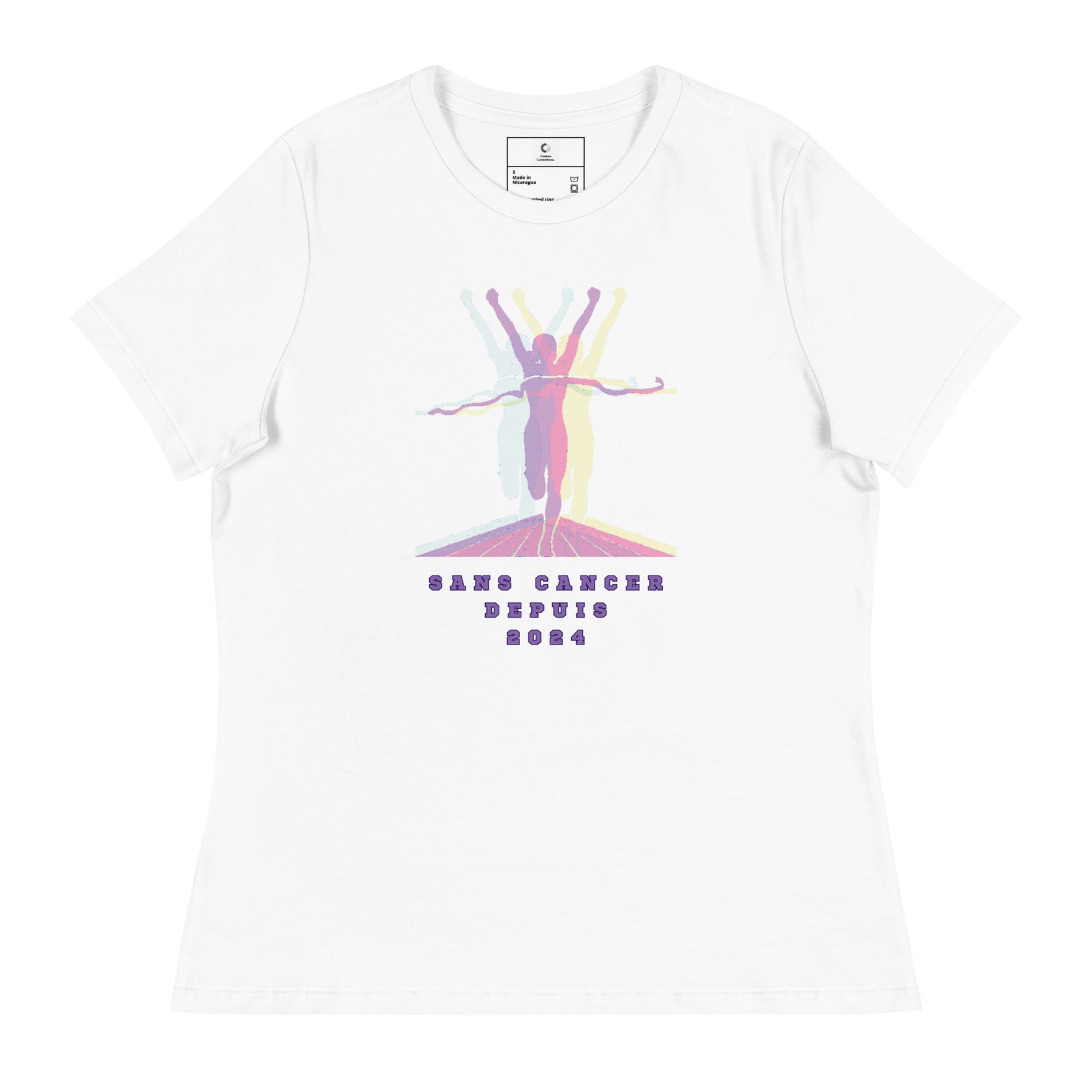 T-shirt personnalisé survivante du cancer 2024