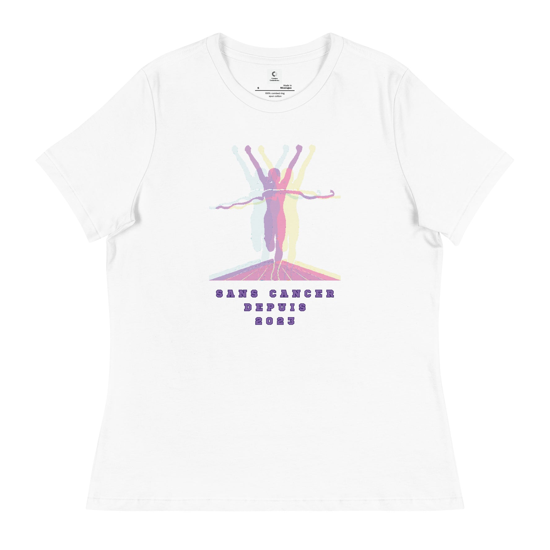 T-shirt personnalisé survivante du cancer 2023